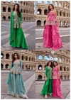 Mehar By Sayuri Real Simar Silk Readymade Sharara Suits